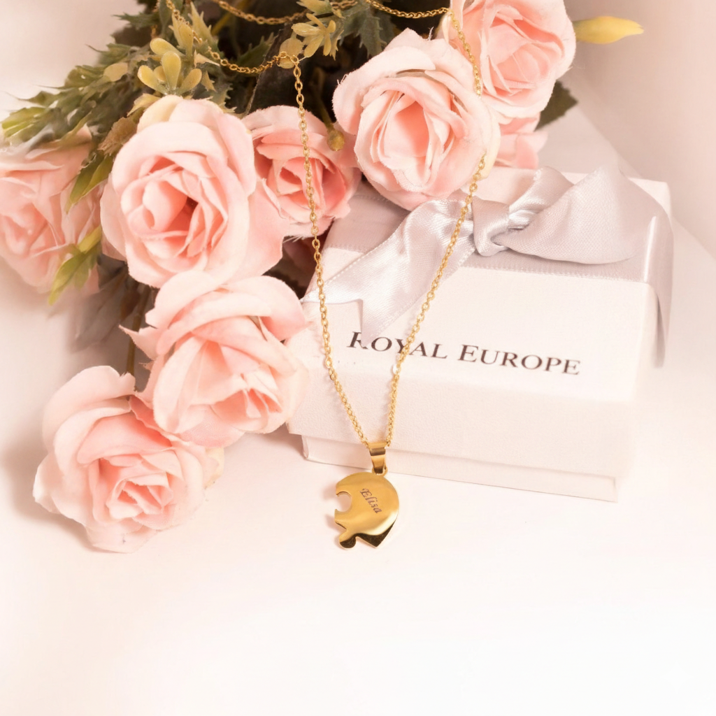 Collier Puzzle Cœur