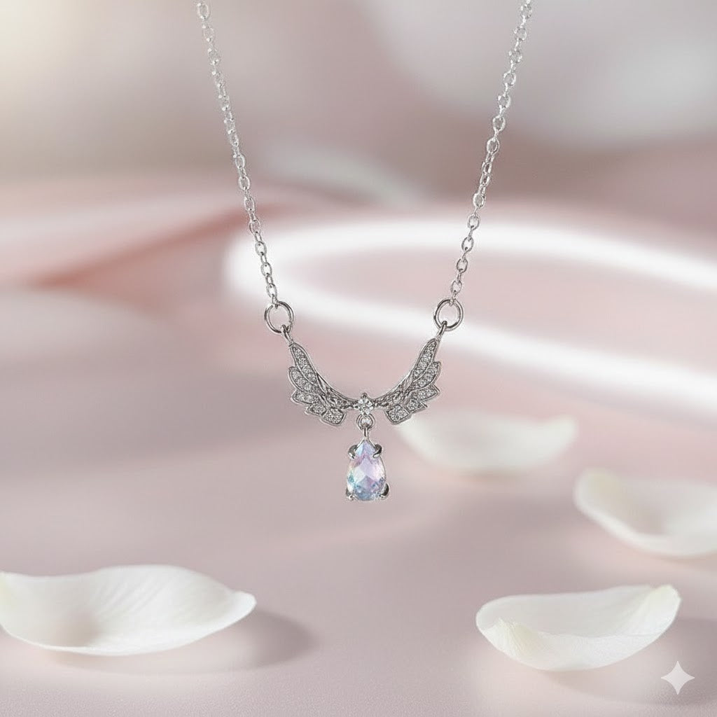 Collier de luxe ailes d’ange