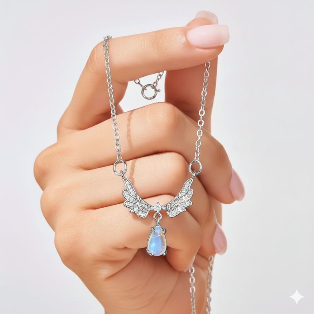 Collier de luxe ailes d’ange