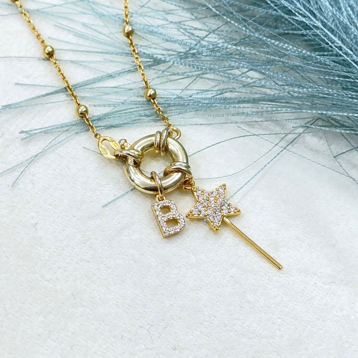 Collana Rosario in Argento 925 con Chiusura ad Anello