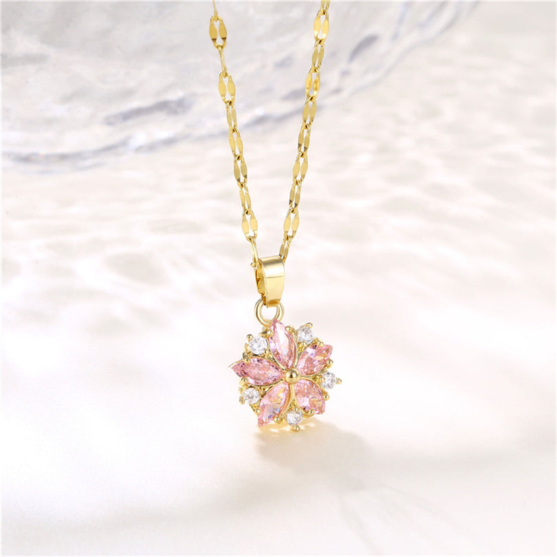 Collier Fleur de Cristal
