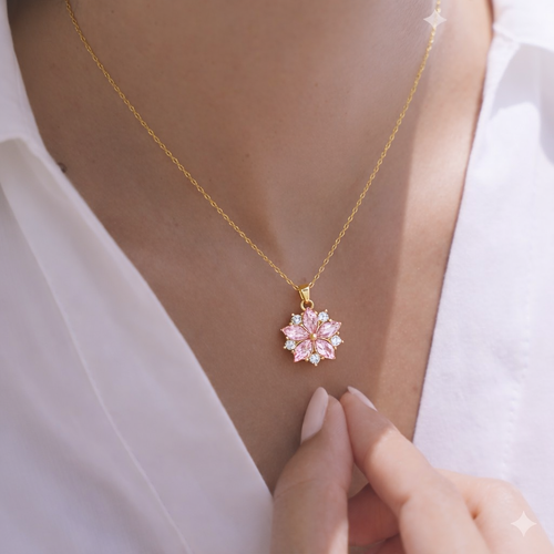 Collier Fleur de Cristal