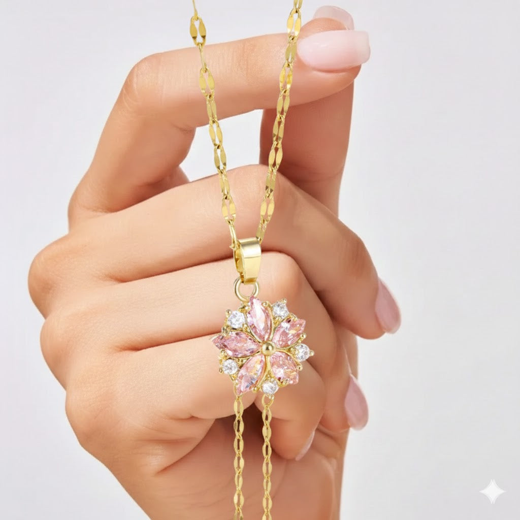 Collier Fleur de Cristal