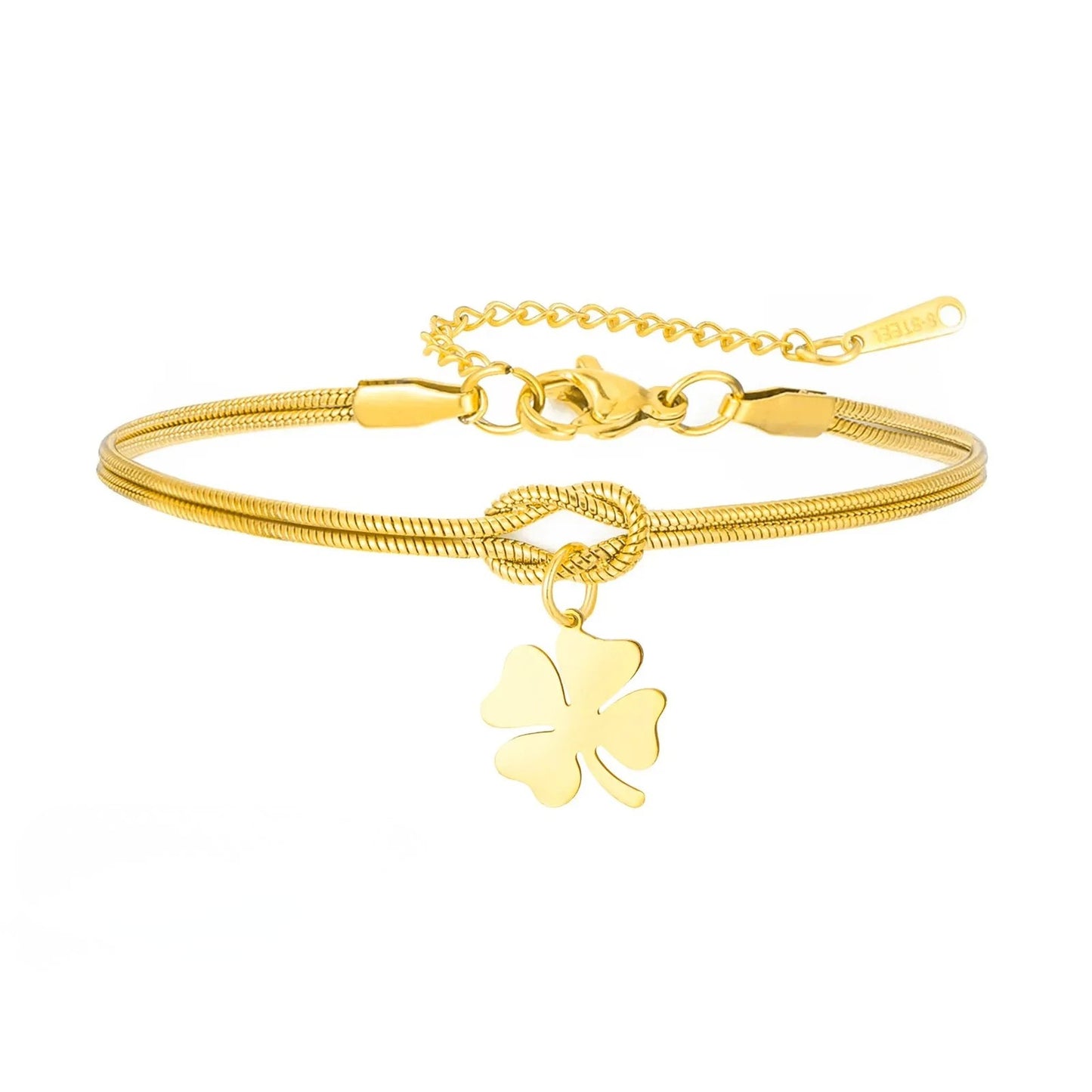 Bracelet Trèfle 1+1 Offert