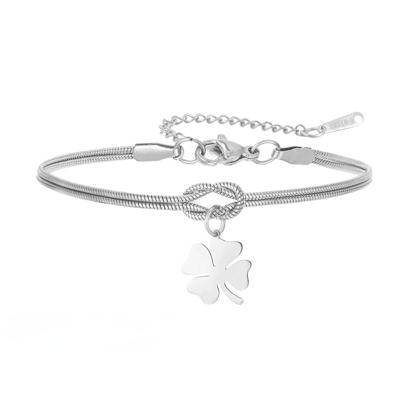 Bracelet Trèfle 1+1 Offert