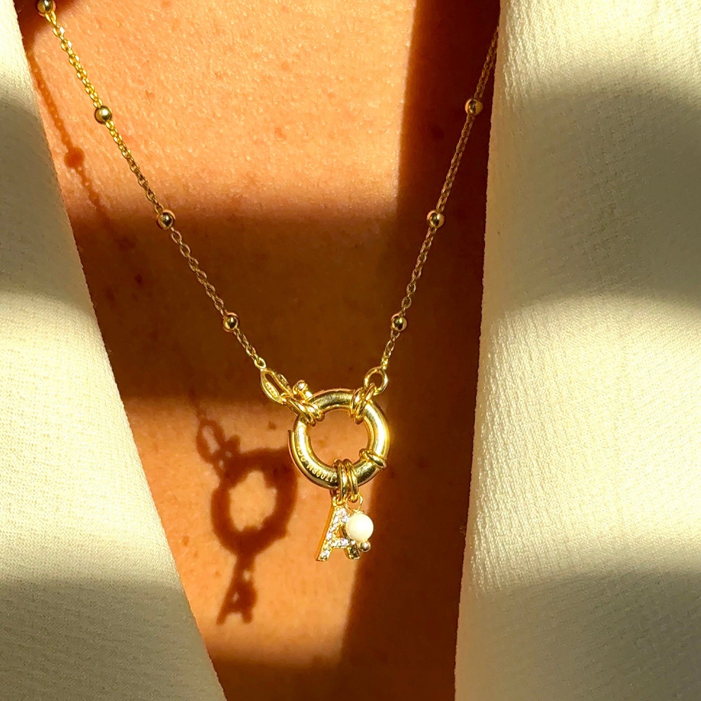 Collana Rosario in Argento 925 con Chiusura ad Anello