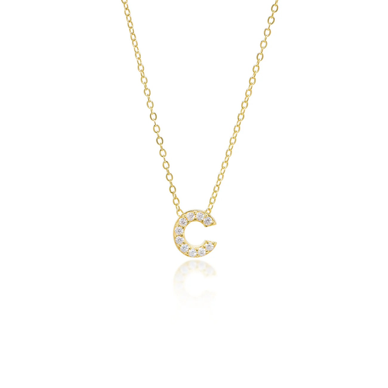 Collier Initiale Pavé