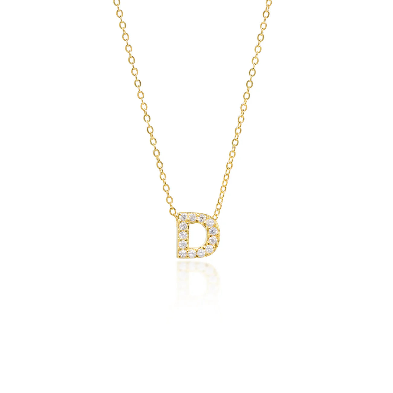 Collier Initiale Pavé