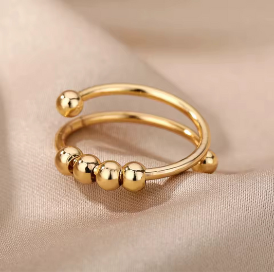 Bague anti-stress à bille