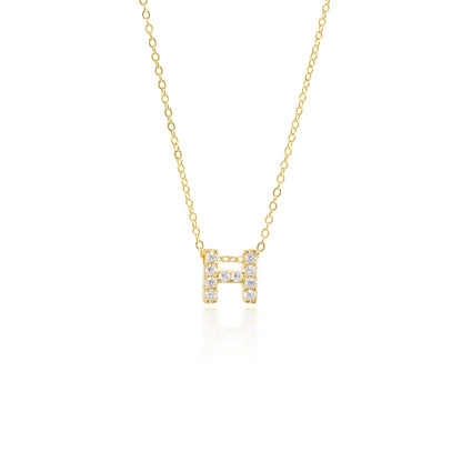 Collier Initiale Pavé