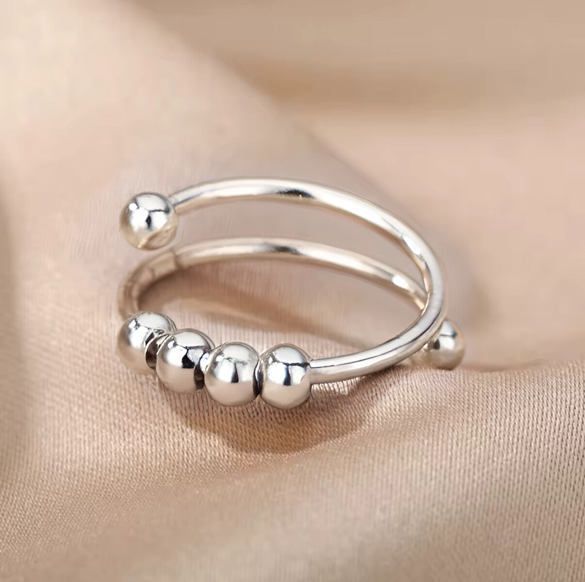 Bague anti-stress à bille