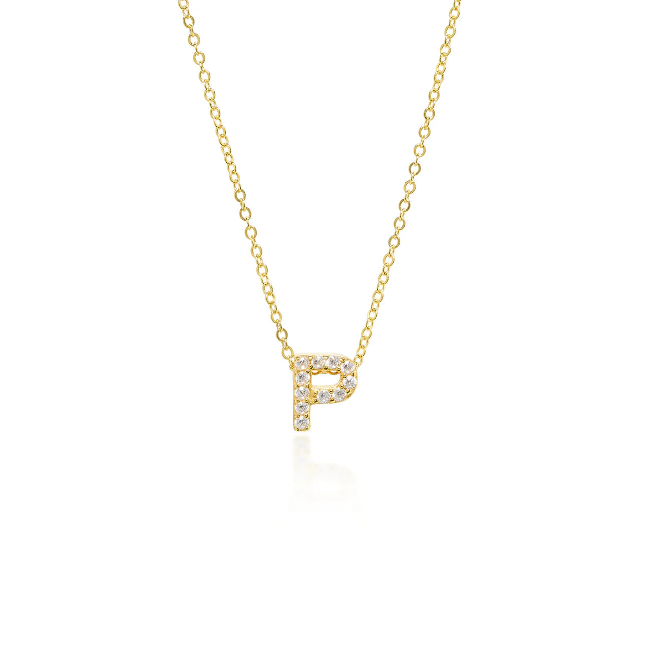 Collier Initiale Pavé