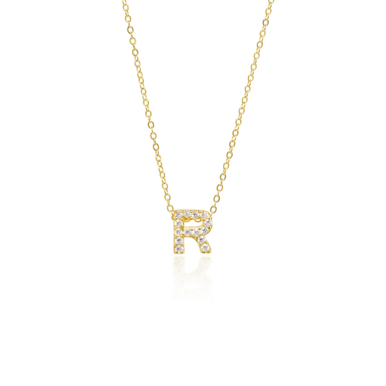 Collier Initiale Pavé