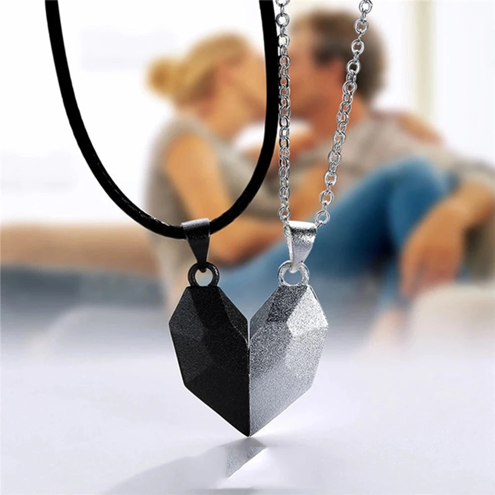 Collier couple 2 en 1