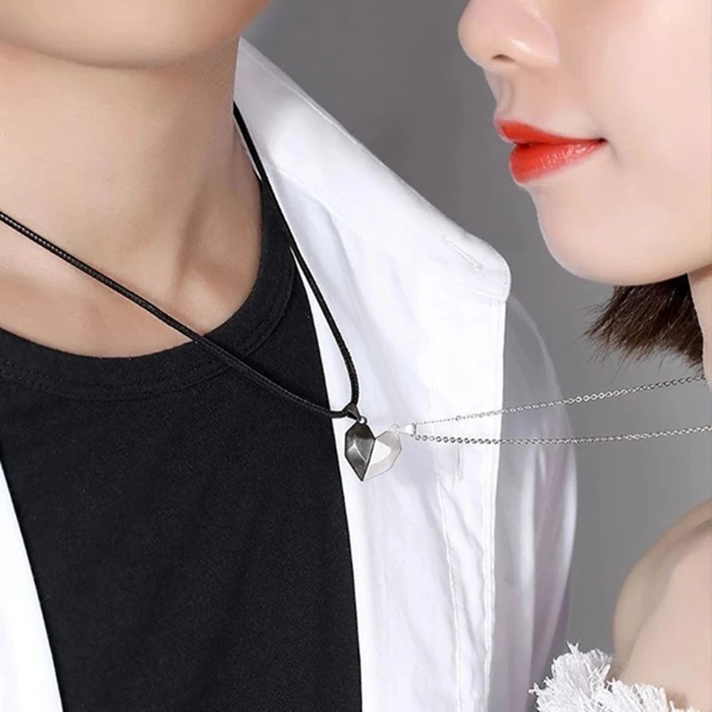 Collier couple 2 en 1