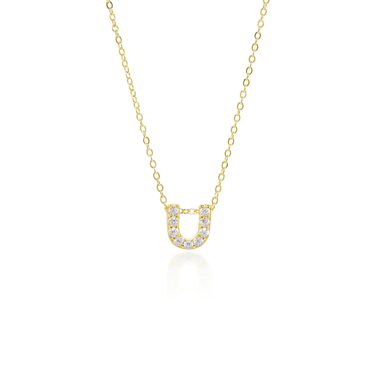 Collier Initiale Pavé