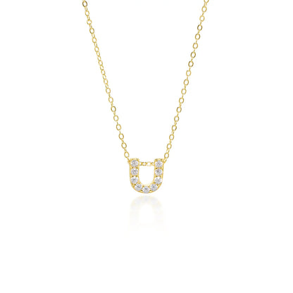 Collier Initiale Pavé