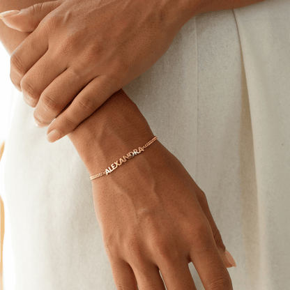 Bracelet prénom personnalisé