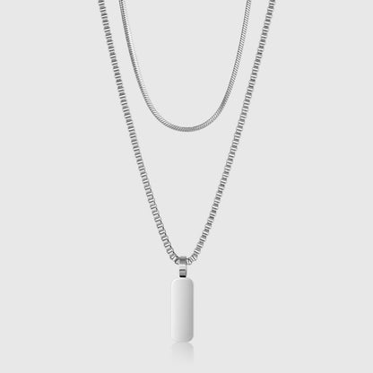 Minimal Pendant Necklace Duo